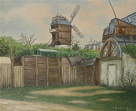 Le Moulin de la Galette et le Maquis à Montmartre