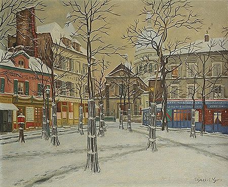 L'Église Saint Pierre de Montmartre et la place du Tertre by Igna Ghirei Gazi - Auction record, sale price, and art valuation. Compare with similar artists and explore comparable artworks.