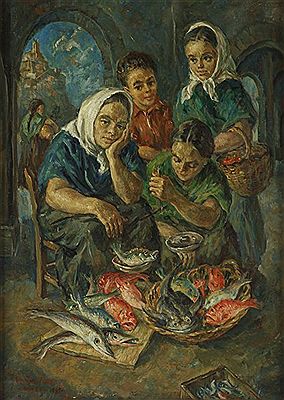 Vendeuses de poissons à Ibiza
