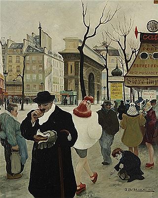 Paris, scène de rue