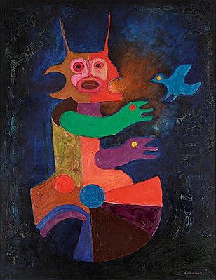 Personnage fantastique by Alberto Quintanilla - Auction record, sale price, and art valuation. Compare with similar artists and explore comparable artworks.