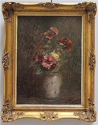 Blumenstillleben by Jules Gontran Lejouteux - Auction record, sale price, and art valuation. Compare with similar artists and explore comparable artworks.