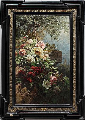 Rosengewächs an einer Anhöhe mit Blick auf See by Marie Helene Strohmeyer - Auction record, sale price, and art valuation. Compare with similar artists and explore comparable artworks.