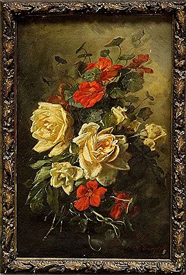 Rosenstillleben. by Klara Gumpertz - Auction record, sale price, and art valuation. Compare with similar artists and explore comparable artworks.