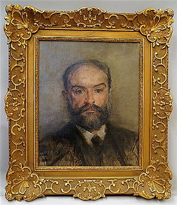 Portrait of Pericles Pantazis: Self Portrait of the Artist