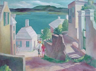 Bermuda Street Scene by Katherine Dorn Cass - Auction record, sale price, and art valuation. Compare with similar artists and explore comparable artworks.
