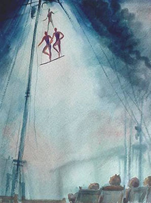 Circus Wagons; Circus Animals; The Balloon Vendor; The Big Tent; Man on the Flying Trapeze (5 works)