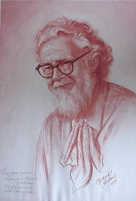 Portrait of Richard Sedlon: Self-portrait