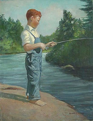 Boy Fishing