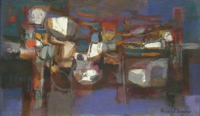 Sample artwork by Francis Meyers (1921 - 1998), known for figure, landscape - View similar artists and auction records