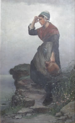 Woman Gazing At the Sea