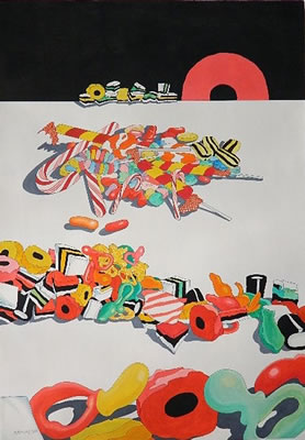 Candy by Robert Benson - Auction record, sale price, and art valuation. Compare with similar artists and explore comparable artworks.