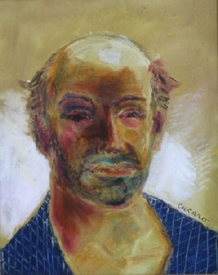 Portrait of Pascal Cucaro: Self-portrait