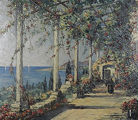 By The Coast by Leonid Gechtoff - Auction record, sale price, and art valuation. Compare with similar artists and explore comparable artworks.