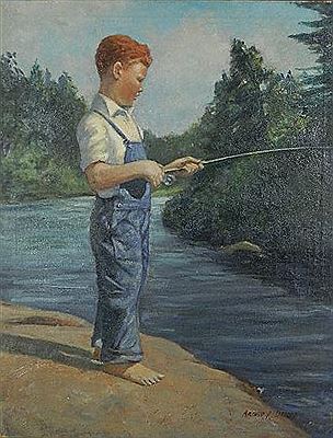 Boy Fishing