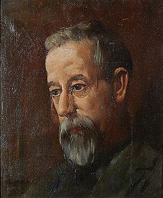 Portrait of Hugo August Bernhard Breul: Self-portrait