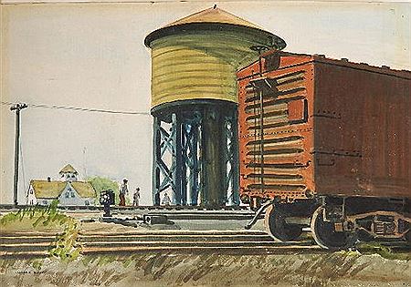"'Water Tower- Cleveland Flats'"