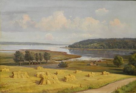 Landscape by Edmund Fischer - Auction record, sale price, and art valuation. Compare with similar artists and explore comparable artworks.