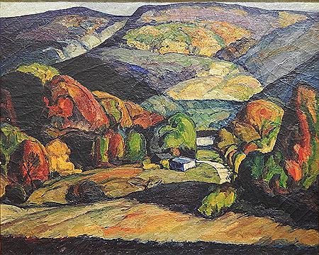 "'Violet Ascent'" by William Grauer - Auction record, sale price, and art valuation. Compare with similar artists and explore comparable artworks.