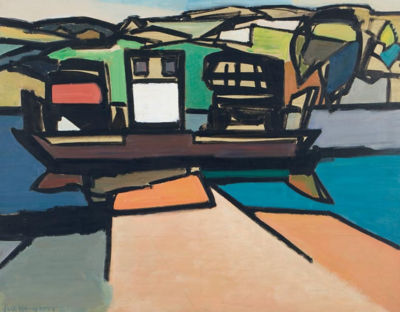 Sample artwork by Jack Weldon Humphrey (1901 - 1967), known for landscape, figure and portrait painting, printmaking - View similar artists and auction records