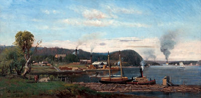 LUMBERING ON THE ST.LAWRENCE