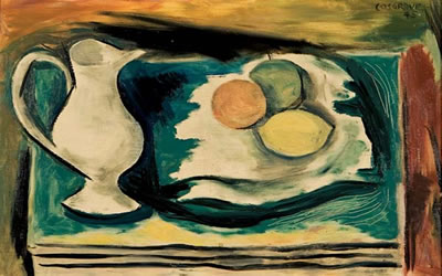 STILL LIFE WITH JUG AND FRUIT