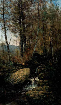 Sample artwork by Aaron Edson (1846 - 1888), known for canadian landscape - View similar artists and auction records