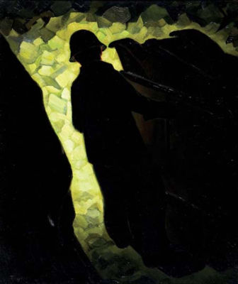 MINER OPERATING A LOADER