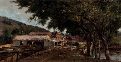 SAWMILL ON THE ST. CROIX RIVER