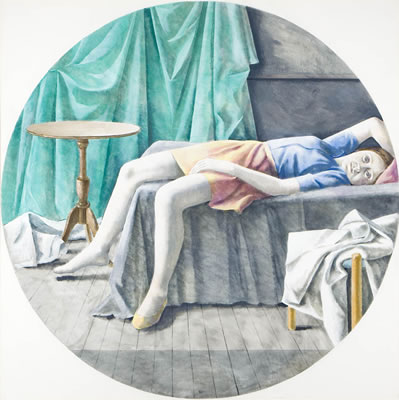 YOUNG GIRL RESTING