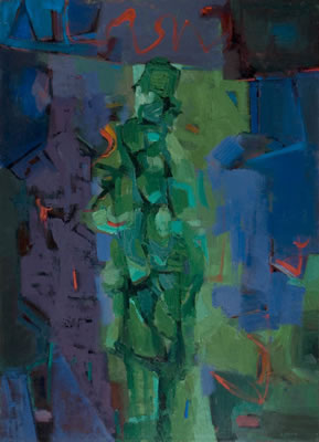 GREEN FIGURE by Donald Alvin Jarvis - Auction record, sale price, and art valuation. Compare with similar artists and explore comparable artworks.