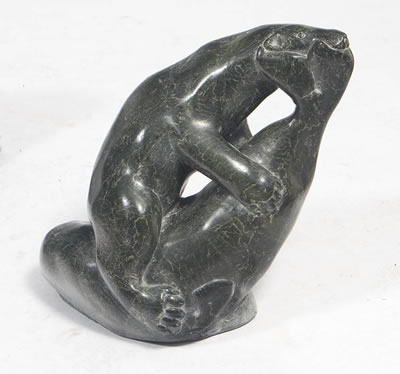 Sample artwork by Daniel Inukpuk (Born 1942), known for inuit culture, carving, printmaking, action-story drawing - View similar artists and auction records