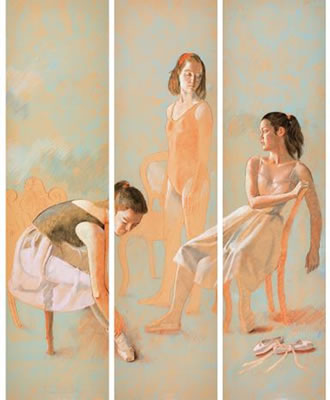 Sample artwork by Frederick Joseph (Fred) Ross (1927 - 2014), known for figure painting, murals, printmaking, drawing, teaching - View similar artists and auction records