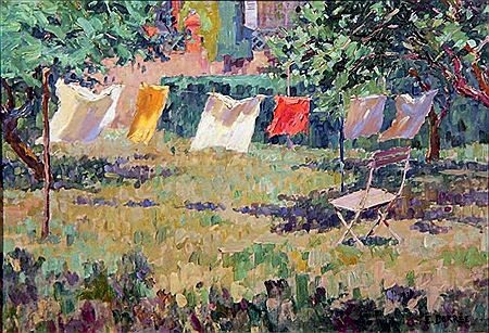 Le fil à linge