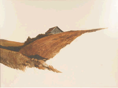 Sample artwork by Rob O'Dell (1938 - 2017), known for watercolor rural landscape painting - View similar artists and auction records