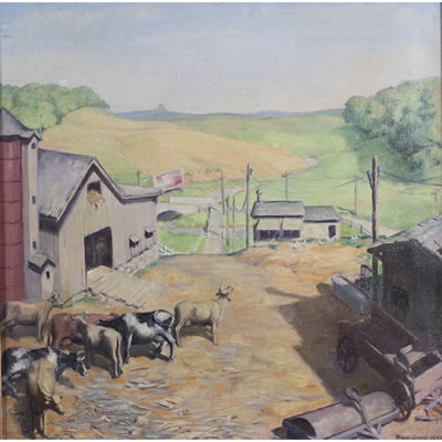 Farm yard scene