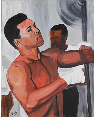 The Greatest by Lenard Hinds - Auction record, sale price, and art valuation. Compare with similar artists and explore comparable artworks.
