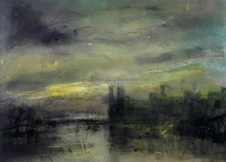 Caernarfon Castle at Dusk