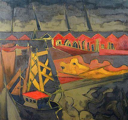 Harbour scene by Sarah Richards - Auction record, sale price, and art valuation. Compare with similar artists and explore comparable artworks.