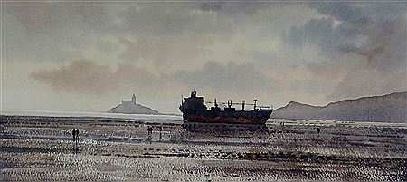 "Stranded Tanker, Swansea Bay"