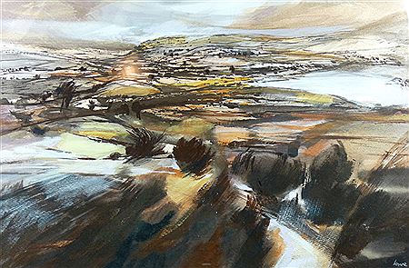 Dramatic expansive scene 'Autumn Journey'