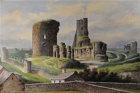 Castle ruin, Aberystwyth
