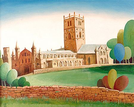 "St David's Cathedral" by Ralph Spiller - Auction record, sale price, and art valuation. Compare with similar artists and explore comparable artworks.