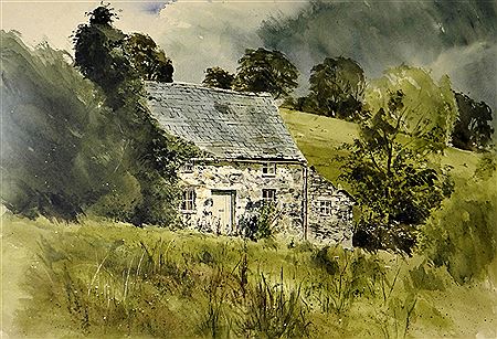 Ole Welsh Cottage in landscape by Keith Andrew - Auction record, sale price, and art valuation. Compare with similar artists and explore comparable artworks.