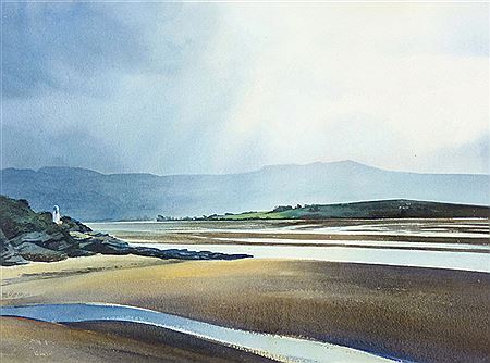 Low tide near the lighthouse at Portmeirion by Rob Piercy - Auction record, sale price, and art valuation. Compare with similar artists and explore comparable artworks.