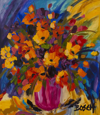 Sample artwork by Cornelius Bosch (1956 - 2011), known for painting - View similar artists and auction records