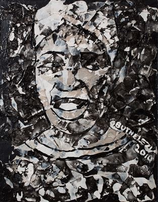 Portrait study by Mbongeni Buthelezi - Auction record, sale price, and art valuation. Compare with similar artists and explore comparable artworks.
