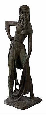 Draped figure