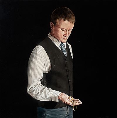 Man holding Watch Chain