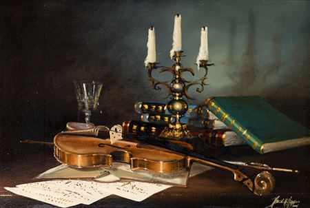 Still Life with Violin